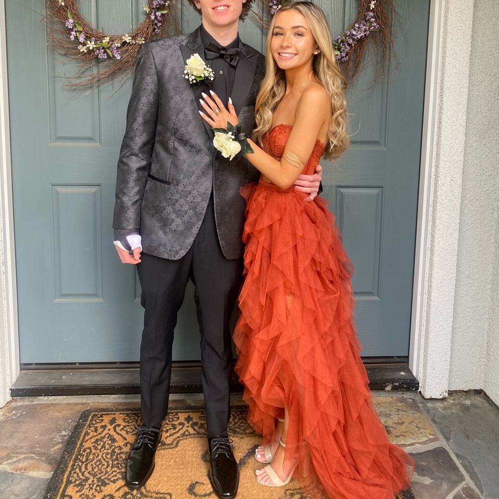 For love and lemons ball dress (rust) worn once still has tags